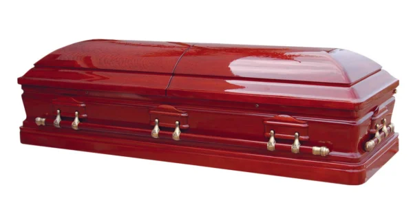 The Ambassador - Solid Cherry Hardwood Casket - Image 2