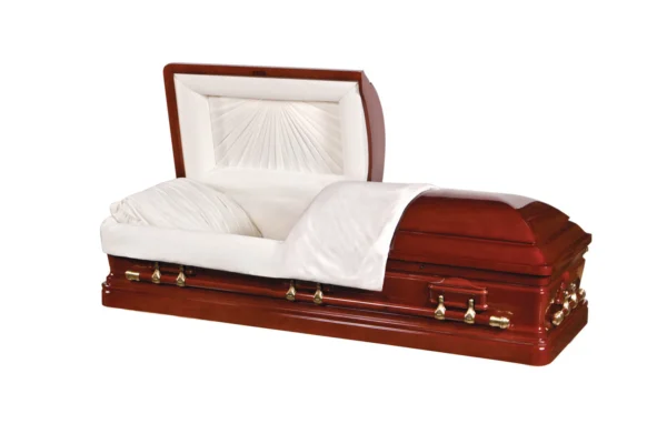 The Ambassador - Solid Cherry Hardwood Casket