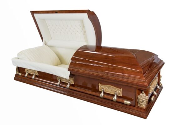 Pieta II -Veneer Wood Casket